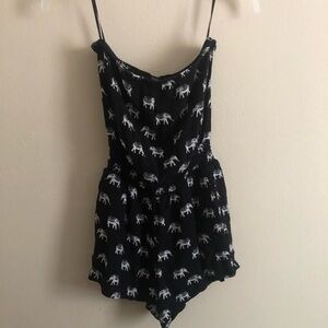 Strapless Elephant Romper